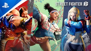 Street Fighter 6 - Zangief, Lily and Cammy Gameplay Trailer | PS5 Games