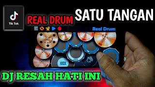 RESAH HATI INI TANPANYA TIK TOK VIRAL..! | Cover Real Drum |