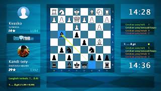 Analisis Permainan Catur: Kvasko - Kandi tety, 0-1 (Oleh ChessFriends.com) screenshot 4
