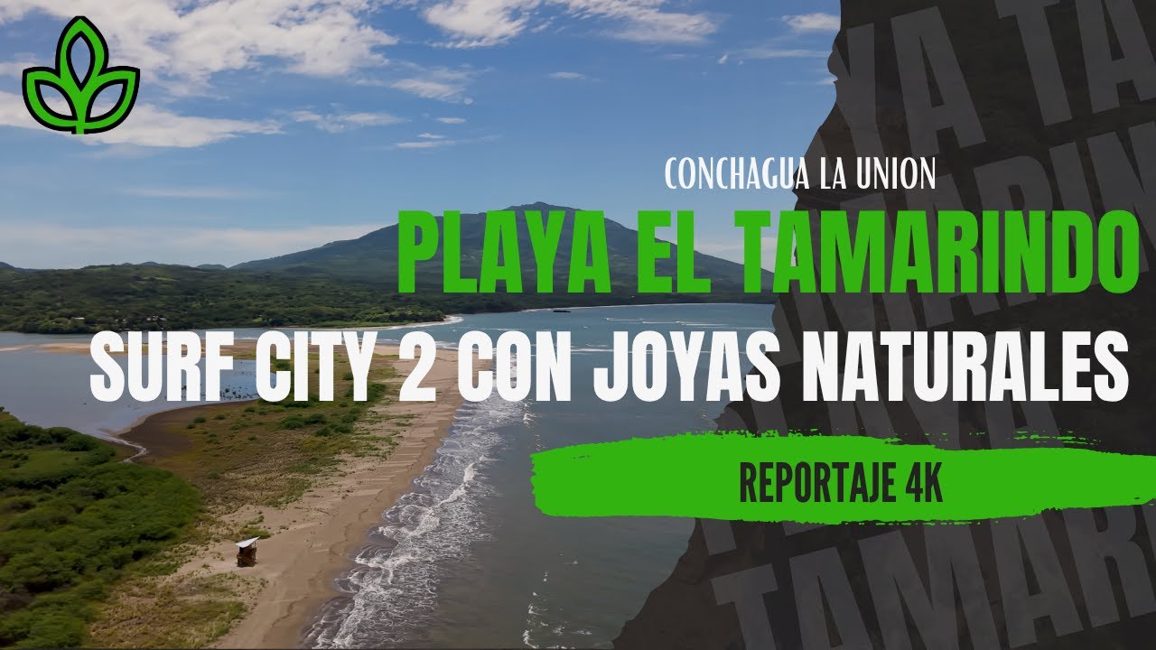 Descubre Una de Las Playas Más Hermosas en El Salvador El Tamarindo Reportaje 4K