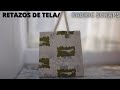 BOLSO MULTIUSOS DE RETAZOS DE TELA/ DIY EASY TO MAKE A HANDBAG