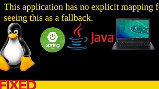 This application has no explicit mapping for /error, so you are seeing this as a fallback.