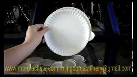 MB-400 MEDIUM SPEED PAPER DISH MAKING MACHINE TESTING VIDEO FOR POLAND