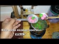 Mini cooking  klepon indonesian food   masak masakan beneran  klepon 