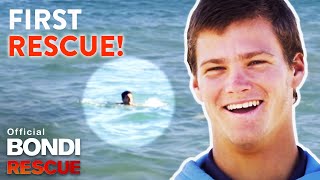 Lifeguard Has Cutest Reaction To First Rescue On Bondi Beach