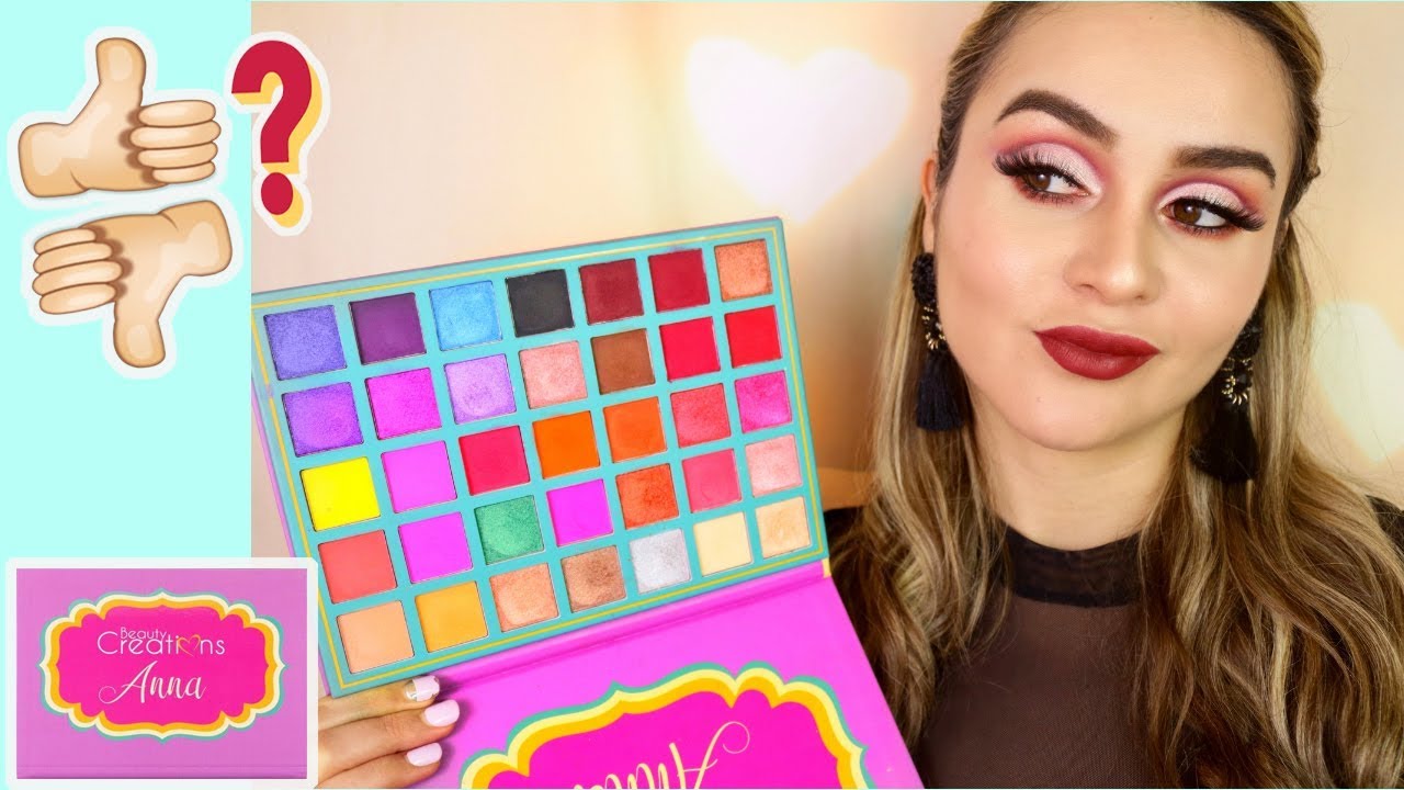 ANNA BEAUTY CREATIONS | 35 TONOS | RESEÑA + TUTORIAL | Maquicienta como maquillarme las cejas