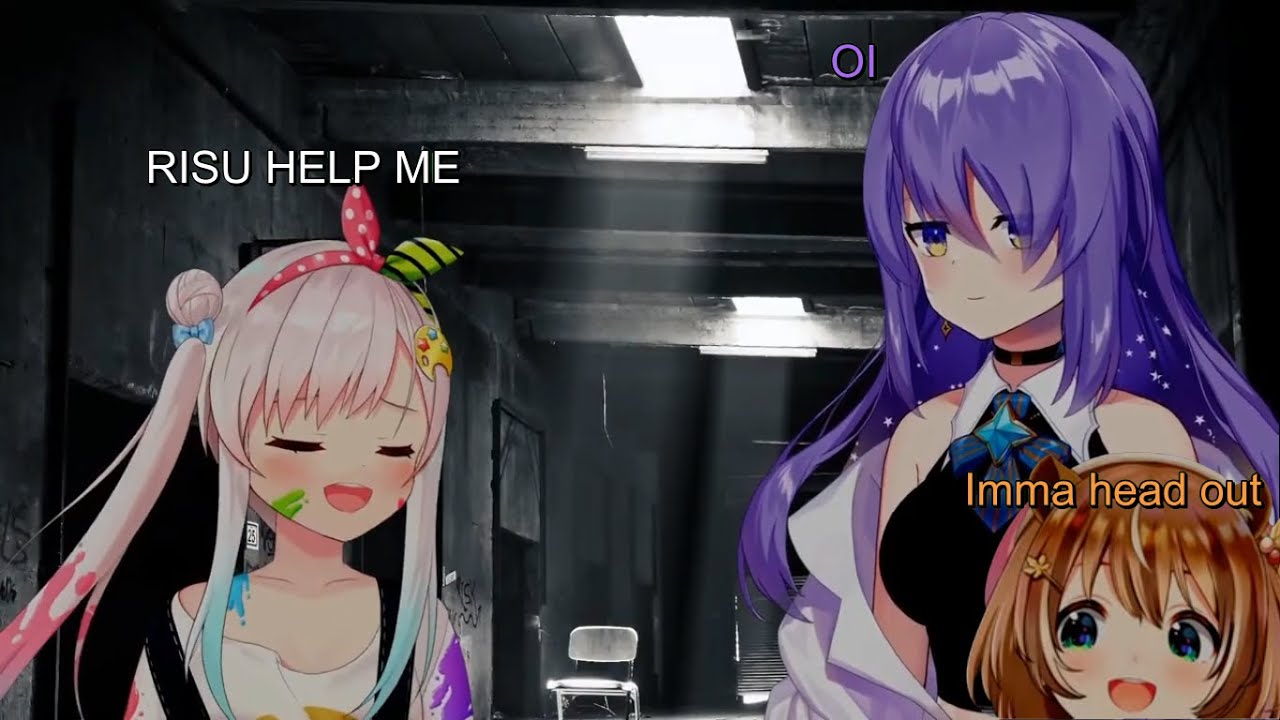 [HoloID] Iofi cheating with Yuzuru and getting chased by Moona