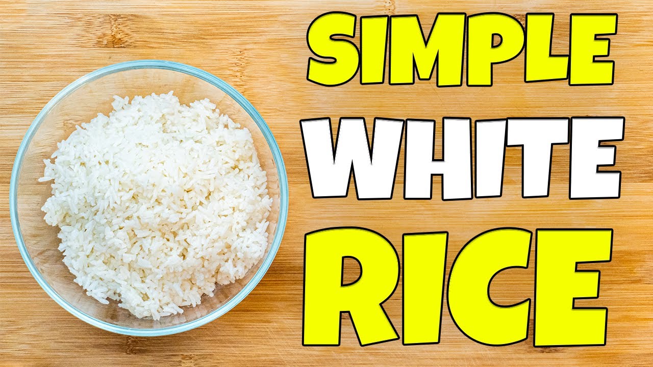 Simply White Rice SIMPLE White Rice Recipe | Our Kitchen - YouTube