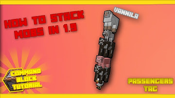 HOW TO STACK MOBS IN MINECRAFT [1.11, AND 1.12!] | Minecraft Tutorial