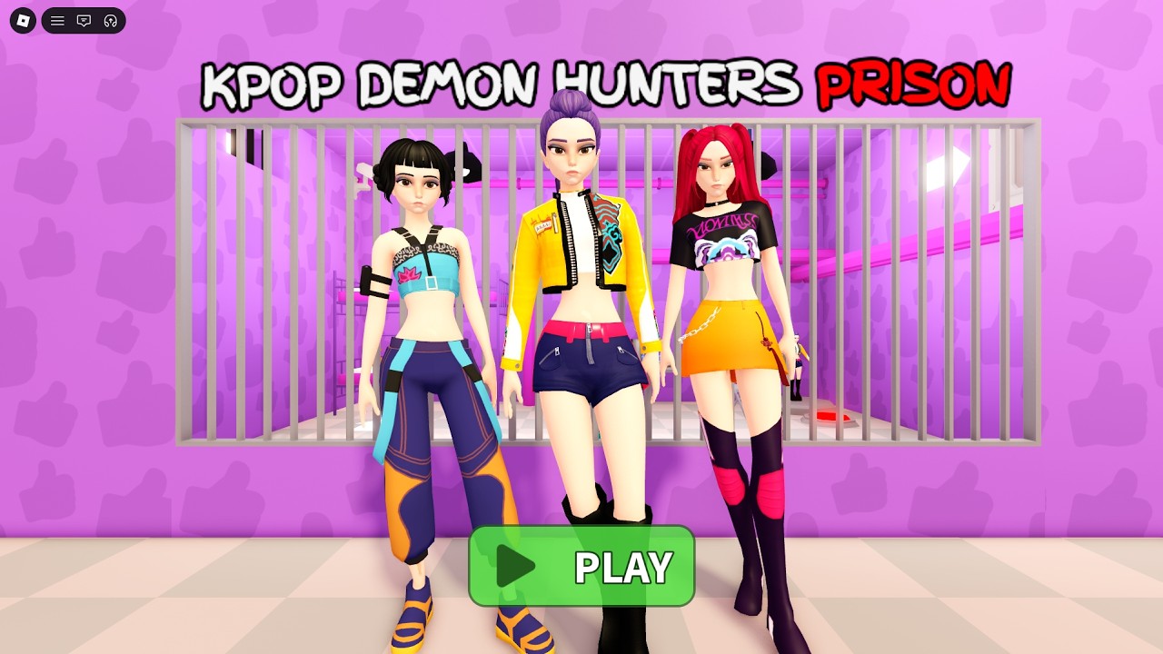 KPOP DEMON HUNTERS PRISON RUN! Obbyroblox Gameplay Walkthrough No Death 4K