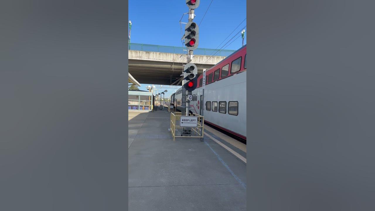 Caltrain Unusual Bombardier Set in Limited Service 311 Lead by Cab Car