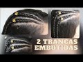 Como Fazer Trança Embutida ou Raiz Dupla |Penteado de Natal