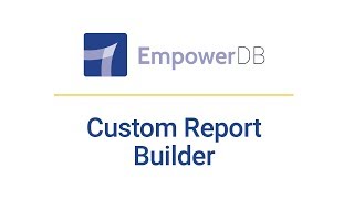 Custom Report Builder