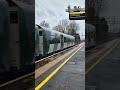 Ritchie catching a glimpse of some London Northwest Railway Class 350s at Stechford