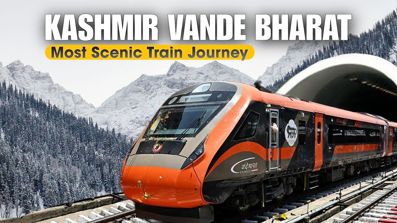 Scenic Train Journey Through Kashmir Valley | Srinagar To Katra Vande Bharat Express