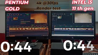 Intel Pentium Gold vs intel i5 11th Gen Speed Test | Pentium Gold G4560 Vs i5 1135G7