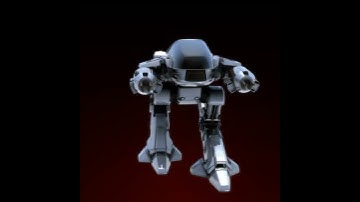 ED209 Blender Walkcycle