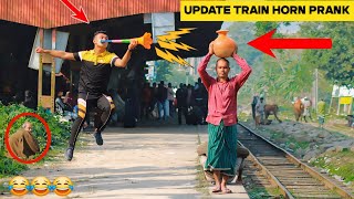 Update Viral Train Horn PRANK in 2024! Best of Train Horn PRANK on Public Relation | So Funny | by ComicaL TV 7,009 views 2 months ago 3 minutes, 14 seconds