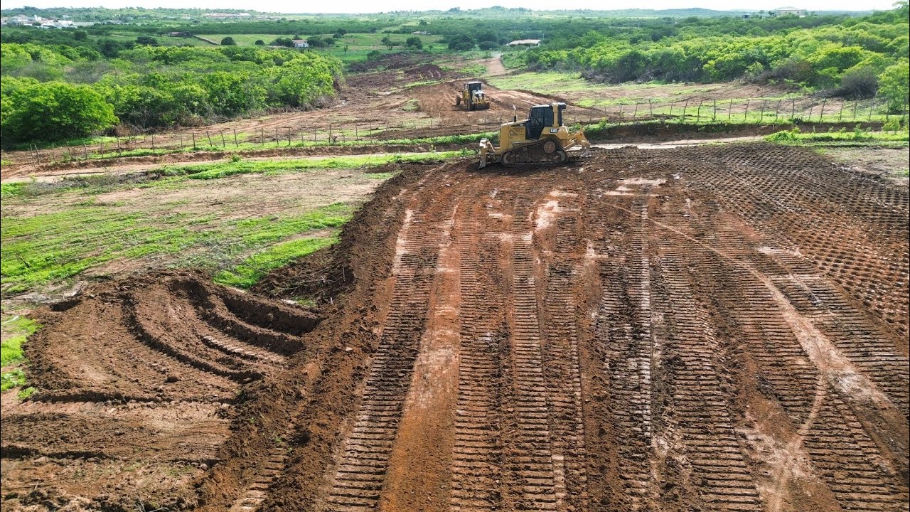 Os brutos da terraplanagem _CatD6N_komatsu_GD655