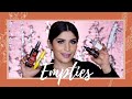 Skincare, Haircare & Makeup Empties | Mini Reviews | Shreya Jain