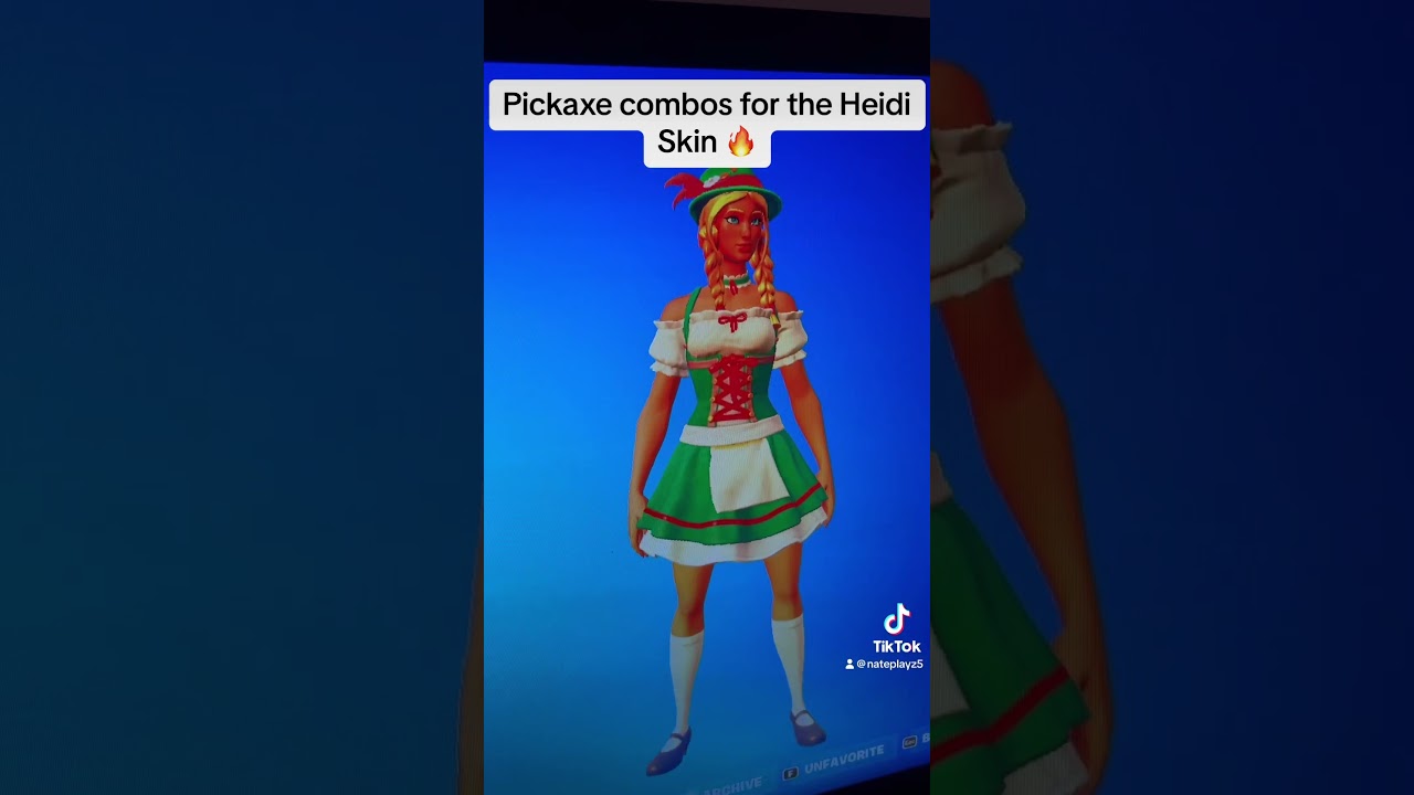 Pickaxe Combos for the Heidi Skin!🔥 