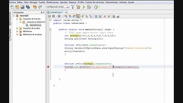 Tutorial 4 Parte 2/2 Java NetBeans WWW.INQUISIDORES.NET Arreglos Simples.
