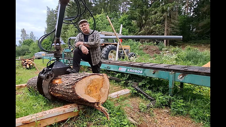 Sahataan lyhyt ja iso mäntytukki  Terä lämpiää!!!