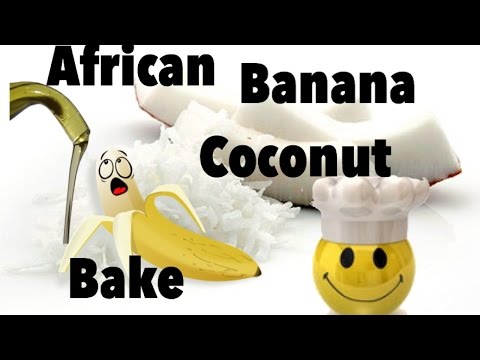 african banana coconut bake