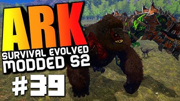 ARK Survival Evolved - KING KONG GORILLA BOSS TAMING & PIMP MY REX MOD! Modded #39 (ARK Gameplay)