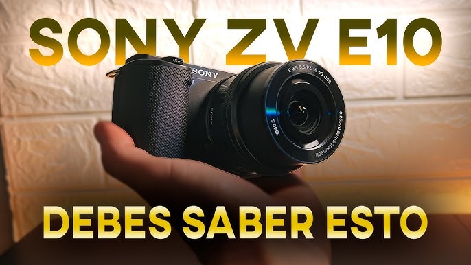 SONY ZV-E10 📸 La cámara sony APS-C LOWCOST con Pantalla Abatible 