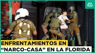 Operativo por 'narco casa': Enfrentamientos durante intervención en La Florida