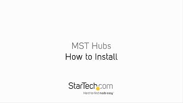 How to Install - MST Hubs | StarTech.com