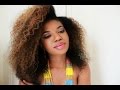 Braid Out on Natural Hair (Stretched Hair)