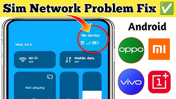 Mi Redmi Oppo Vivo Network Problem | Sim No Service Problem | Network Not Showing Problem Fix