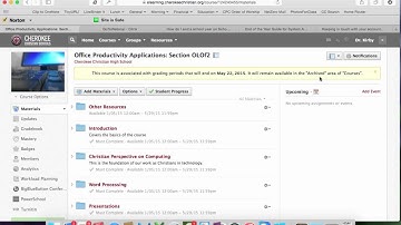 Schoology: Accessing Archived Courses