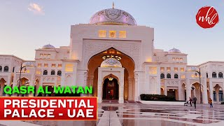 Presidential Palace Abu Dhabi UAE | Qasr Al Watan, Abu Dhabi - 4K