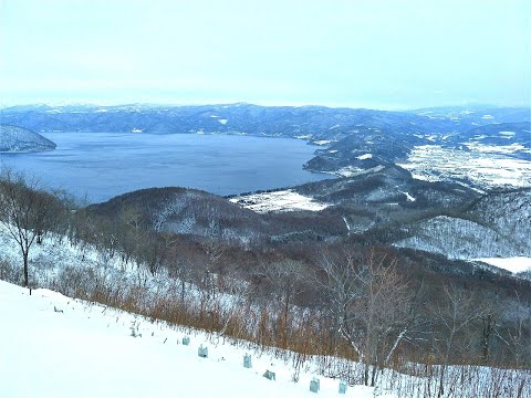 第一次在日本開車！第一次開雪路！有珠山&洞爺湖
