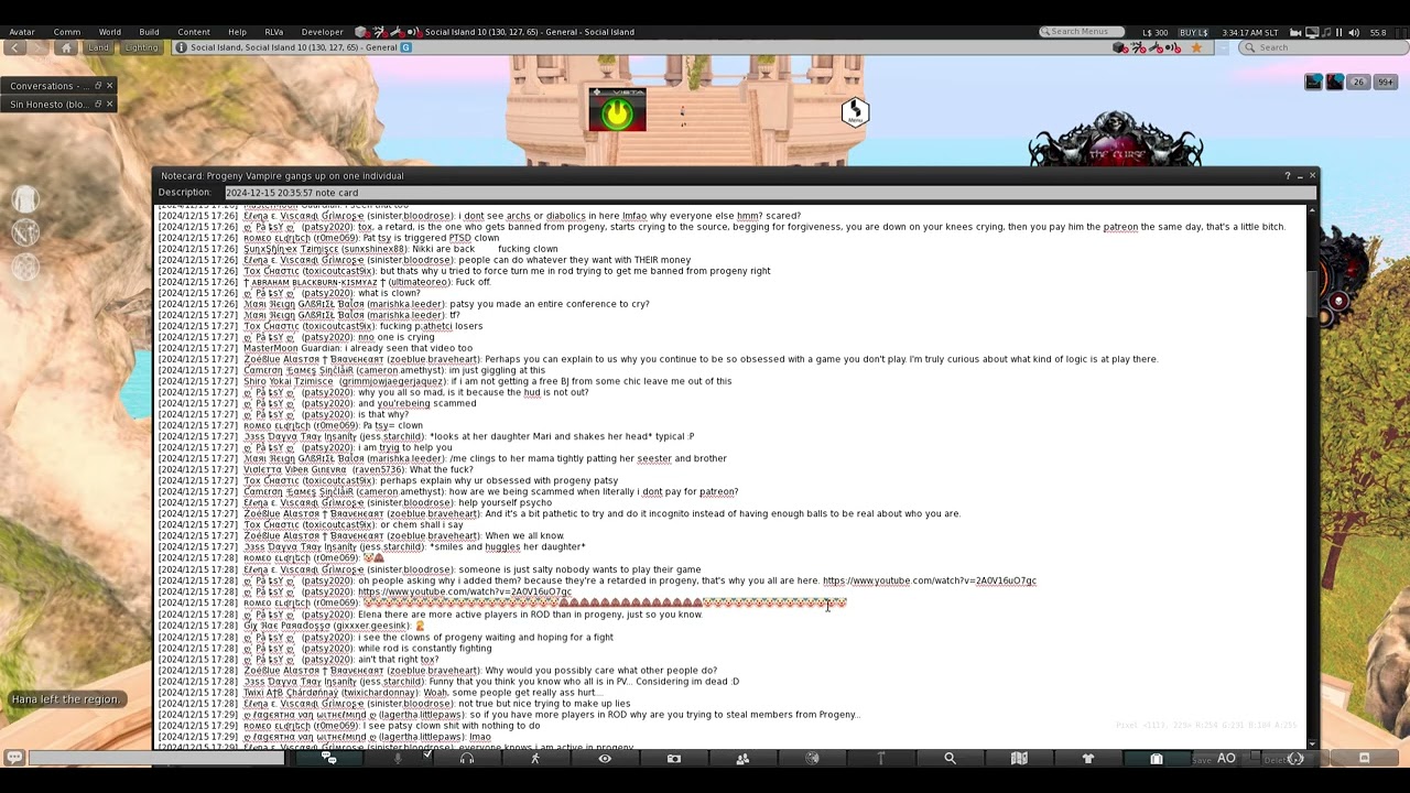 The hypocrisy of progeny vampire exposed.