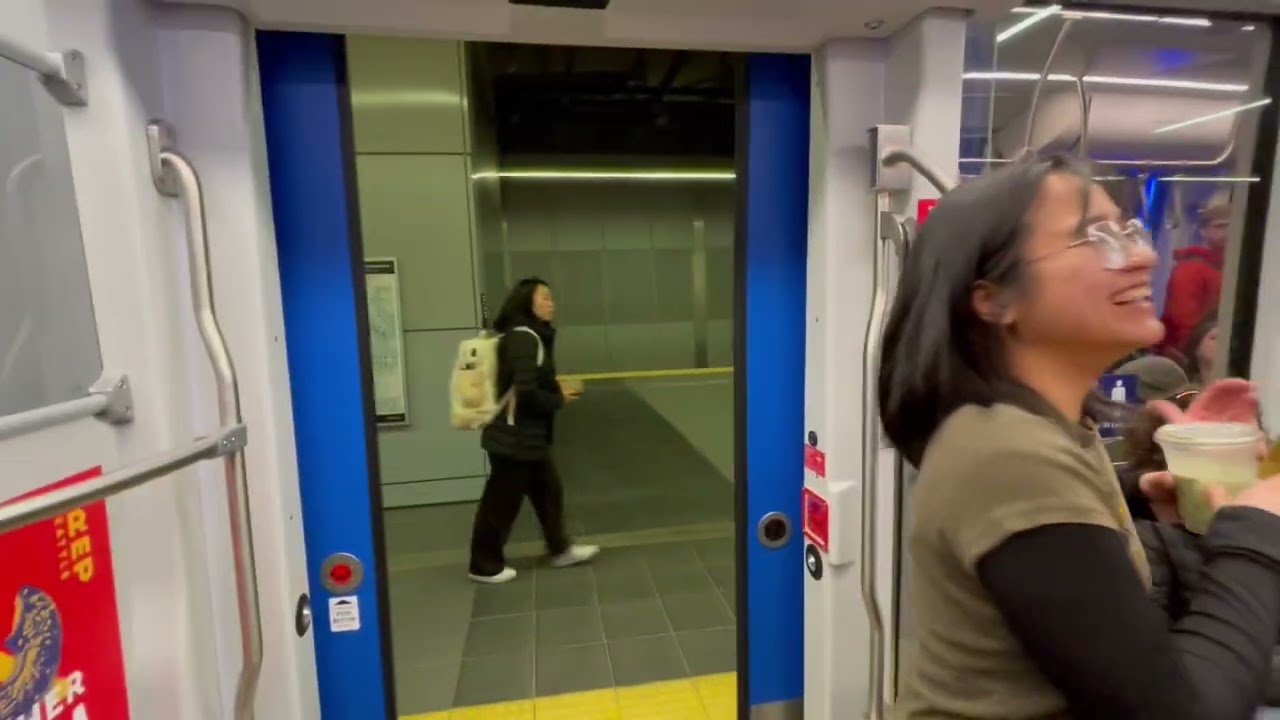 Sound Transit Link Light Rail 1 Line Ride from U-District to Symphony Station