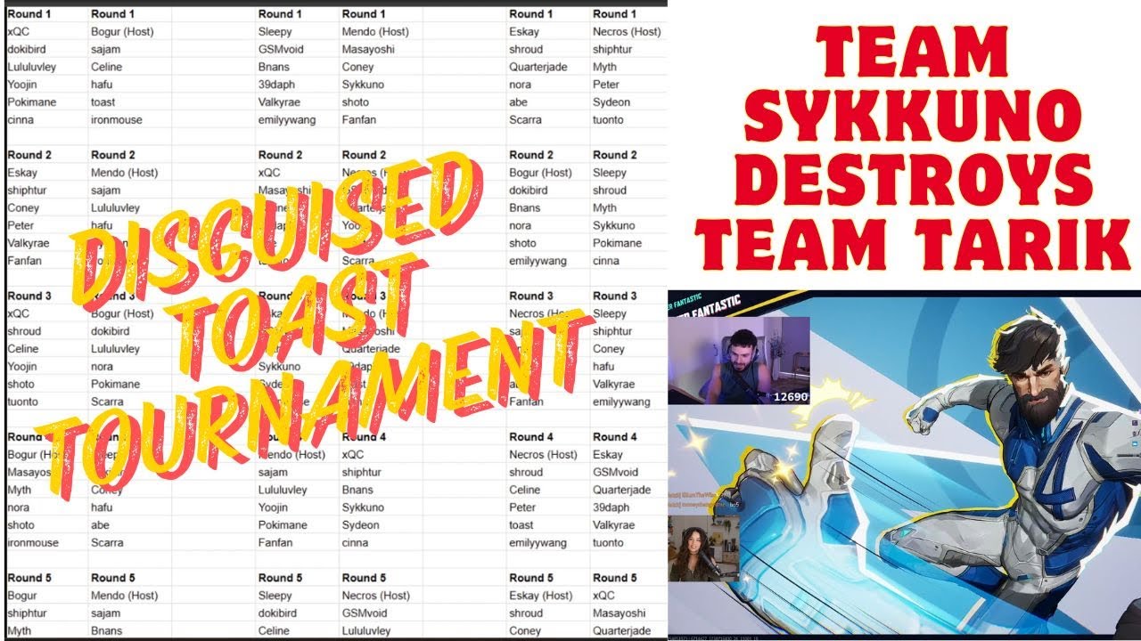 Sykkuno & Valkyrae Destroy Team Tarik & Eskay in Training for Toast's ...