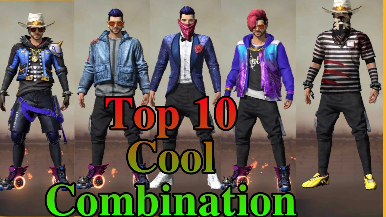 top 3 dress combination in free fire 2024 #43 - YouTube