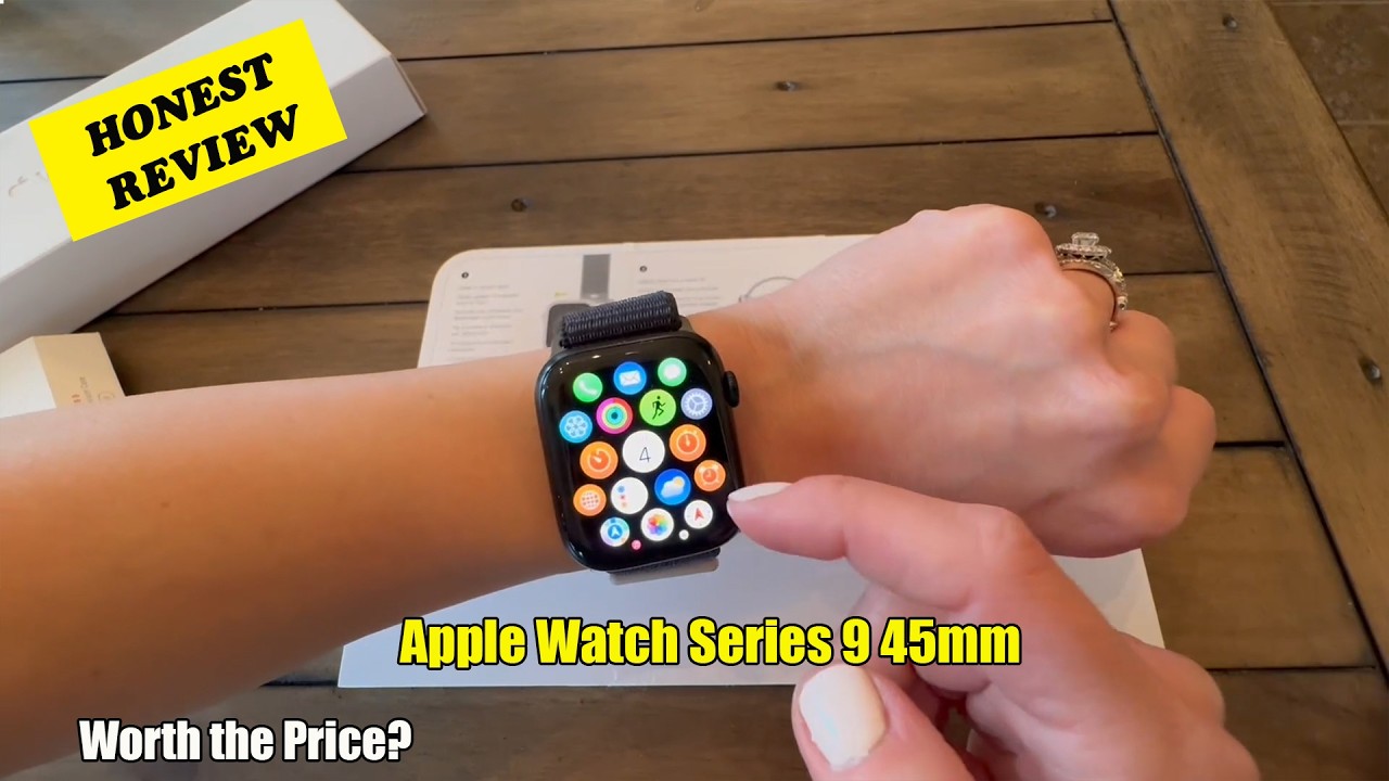 Apple Watch Series 9 45mm Review | GPS Smartwatch Midnight - YouTube