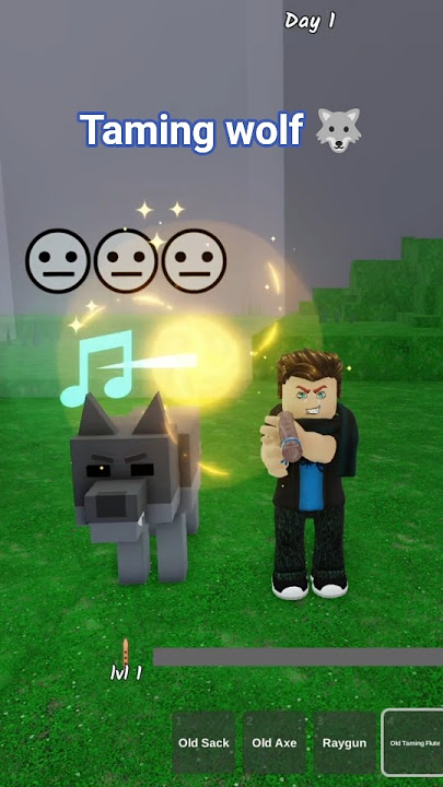 How to tame a wolf faster 99 nights in the forest #roblox #99nights #99nightintheforest