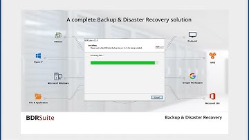 Vembu BDRSuite 5.5 Backup Server Installation