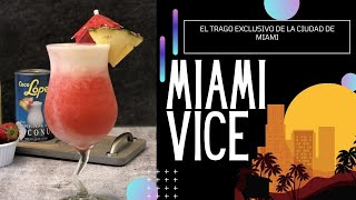 Miami Vice / Miami Vice Cóctel - COCO Y FRESA | Bebida Tropical? - YouTube