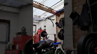 95kg/210lbs x7 bench #gym #homegym #powerlifting #power #strength #bodybuilding #shorts