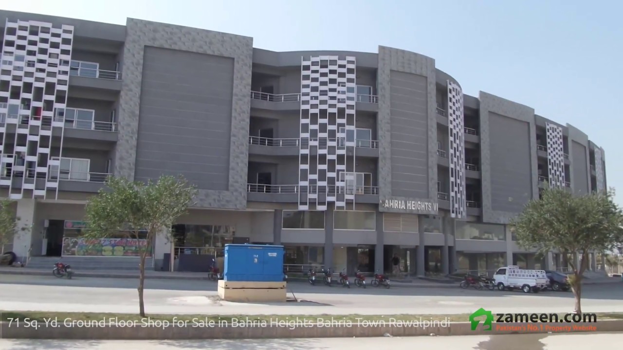 642 SQ FT GROUND FLOOR SHOP FOR SALE IN BAHRIA HEIGHTS - BAHRIA TOWN RAWALPINDI