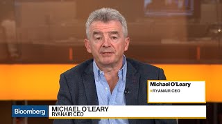 Ryanair CEO O'Leary Has No Doubt Fares Will Rise