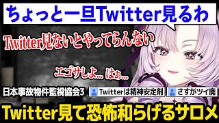 [JSP3] Salome tries to soothe her fear by scrolling through Twitter lol [Japan Stigmatized Proper...