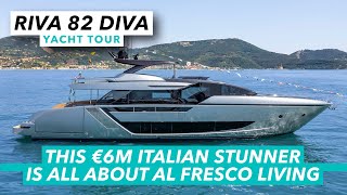 Riva 82 Diva yacht tour | €6m Italian stunner is all about al fresco living | Motor Boat & Yachting